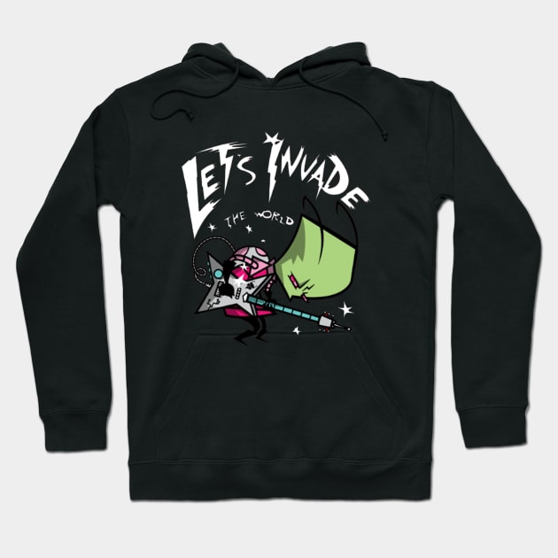 zim pilgrim Hoodie by dylanelisa